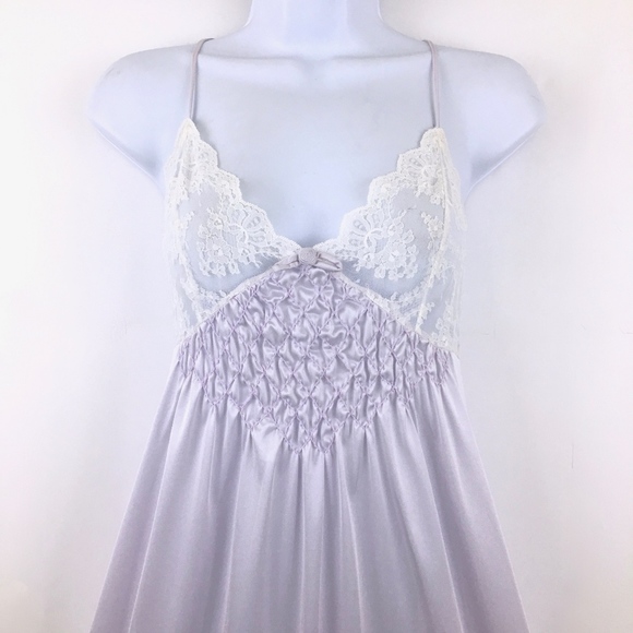 Barbizon Other - Barbizon Lavender Purple Nylon Lingerie Nightgown